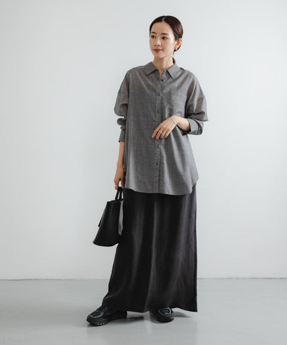 薄紗羊毛常規領襯衫