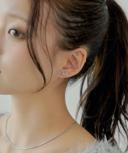 【Chico】標誌圖案耳環