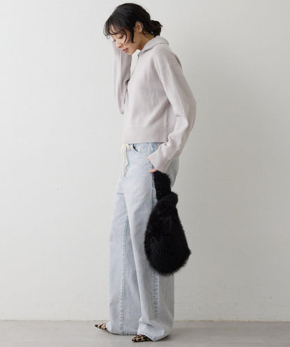 W/Ca 拉鍊針織套頭衫