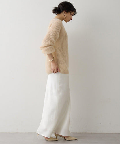 亮片毛線針織套頭衫