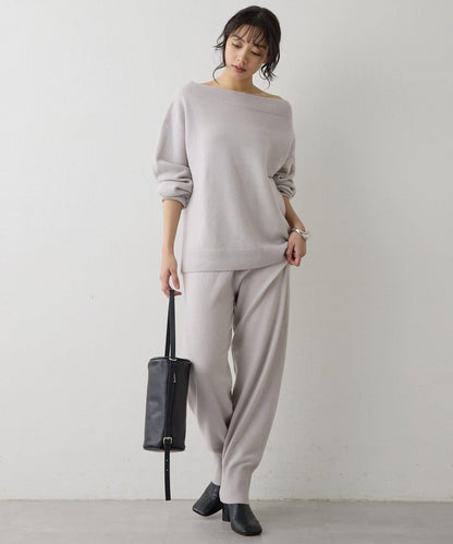 W/Ca一字肩套頭衫