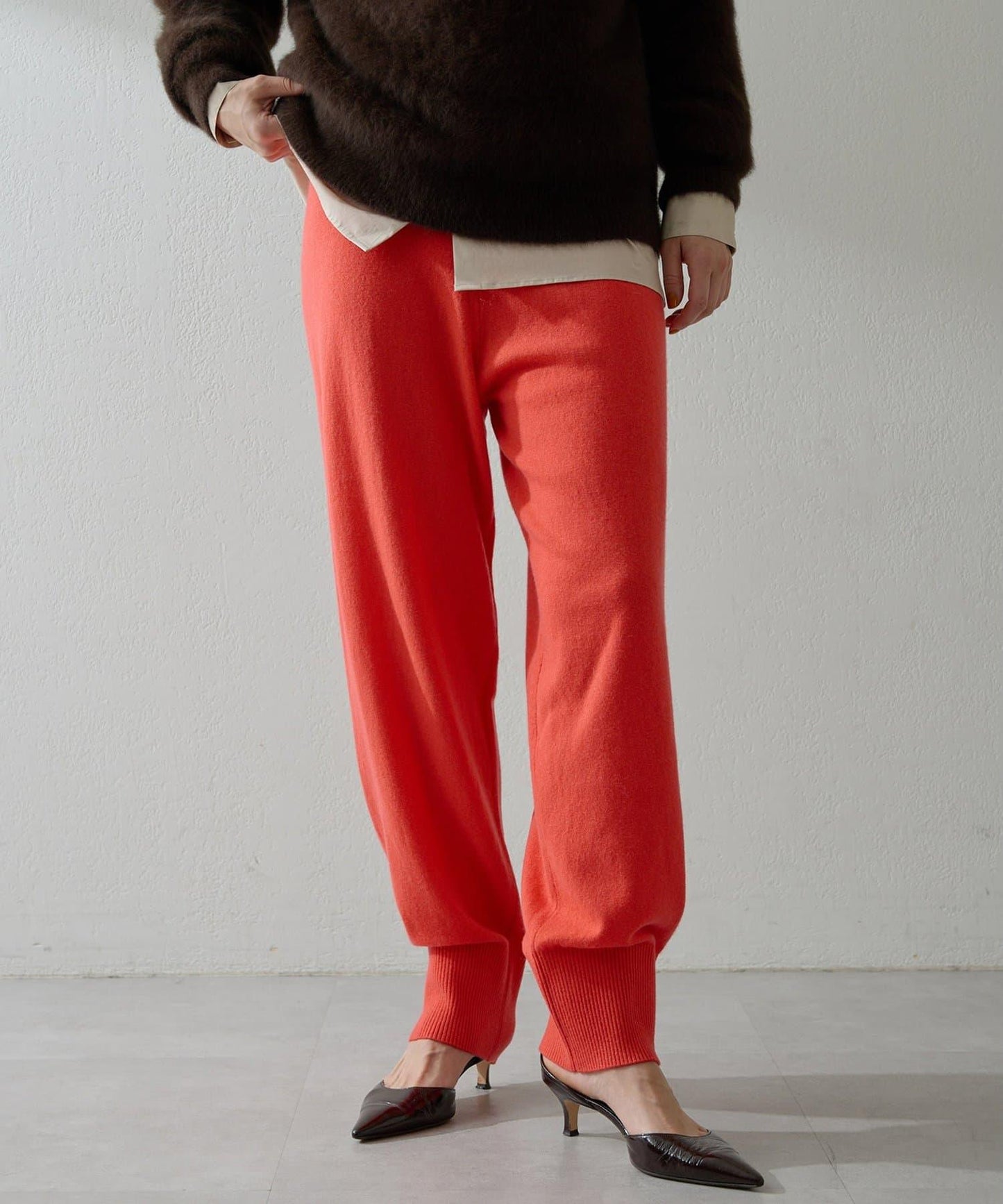 羊毛/羊絨針織褲