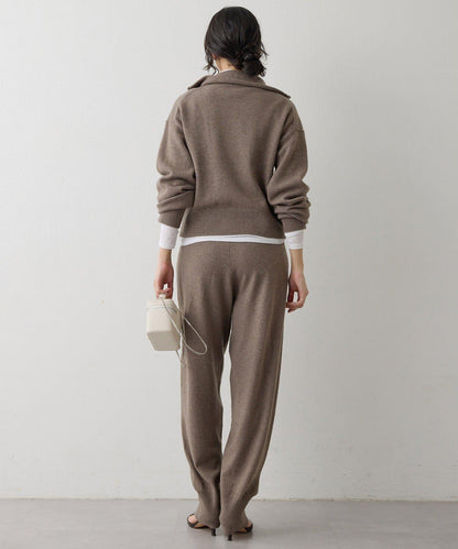 W/Ca 拉鍊針織套頭衫