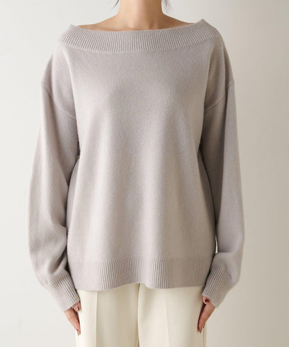 W/Ca一字肩套頭衫