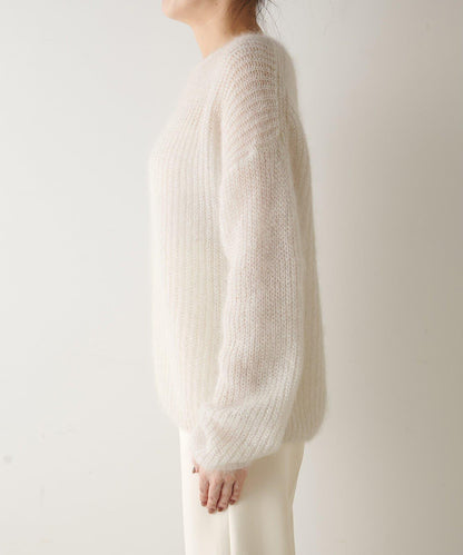 亮片毛線針織套頭衫