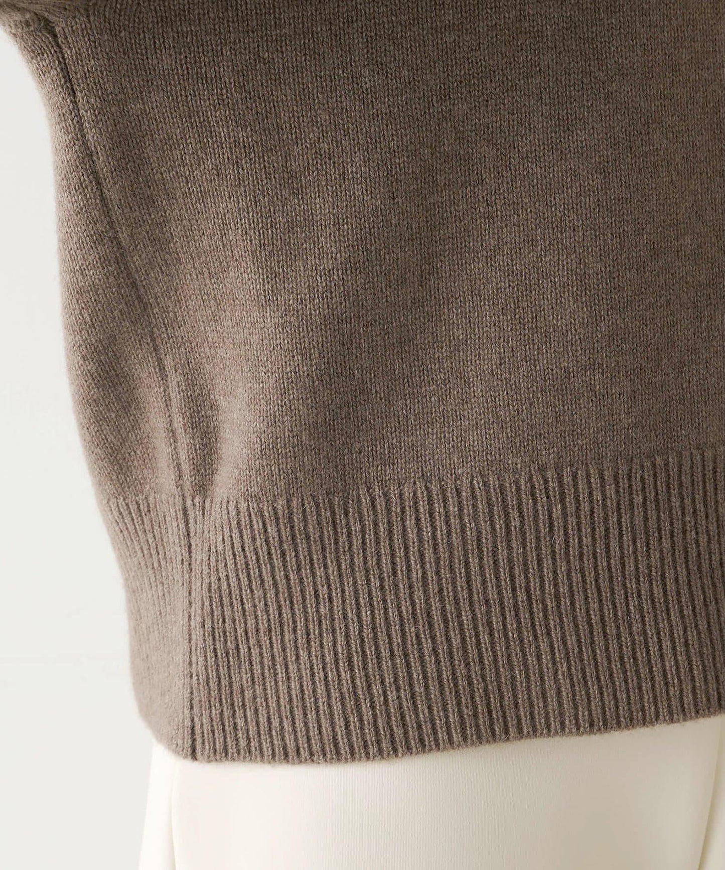 W/Ca 拉鍊針織套頭衫