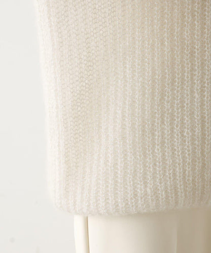 亮片毛線針織套頭衫