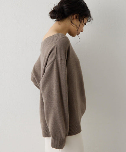 W/Ca一字肩套頭衫