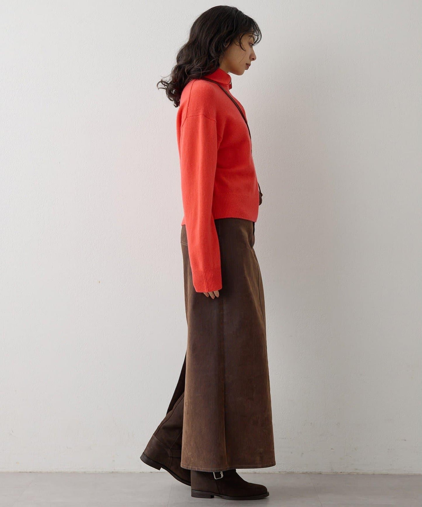 W/Ca 拉鍊針織套頭衫