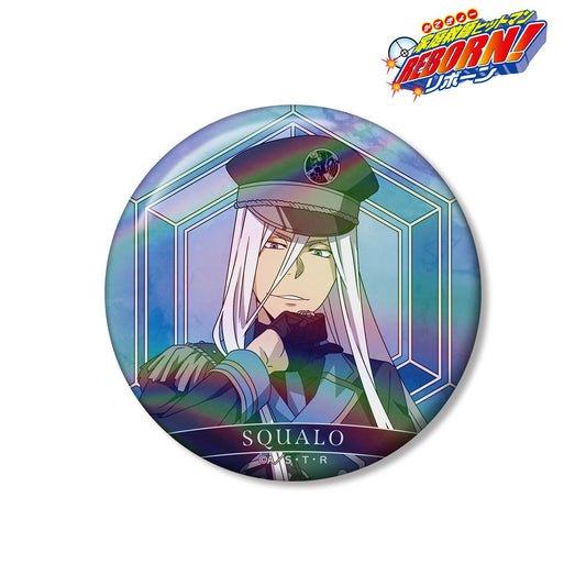 《家庭教師HITMAN REBORN!》全新繪製 斯佩爾比·斯誇羅（10年後）黑色軍裝版 75mm炫彩徽章