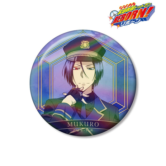 《家庭教師HITMAN REBORN!》全新繪製 六道 骸（10年後）黑色軍裝款 75mm炫彩徽章