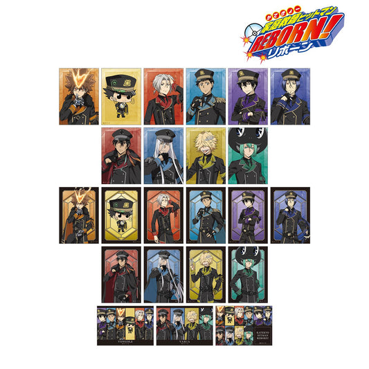 《家庭教師HITMAN REBORN!》全新繪製 黑色軍裝版 隨機寫真卡（單位/盒）【全套BOX/23包入】