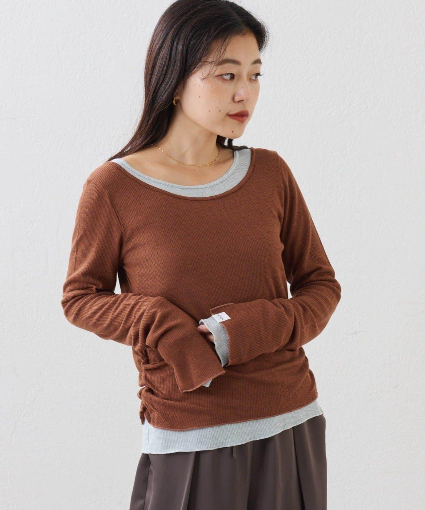 【CIAOPANIC TYPY】疊穿透視上衣（套裝）