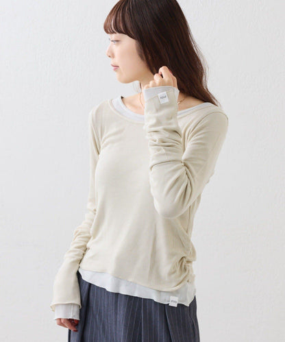 【CIAOPANIC TYPY】疊穿透視上衣（套裝）