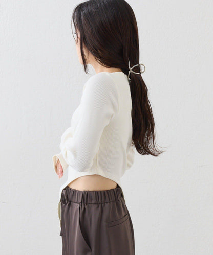 【CIAOPANIC TYPY】露肩鏤空上衣