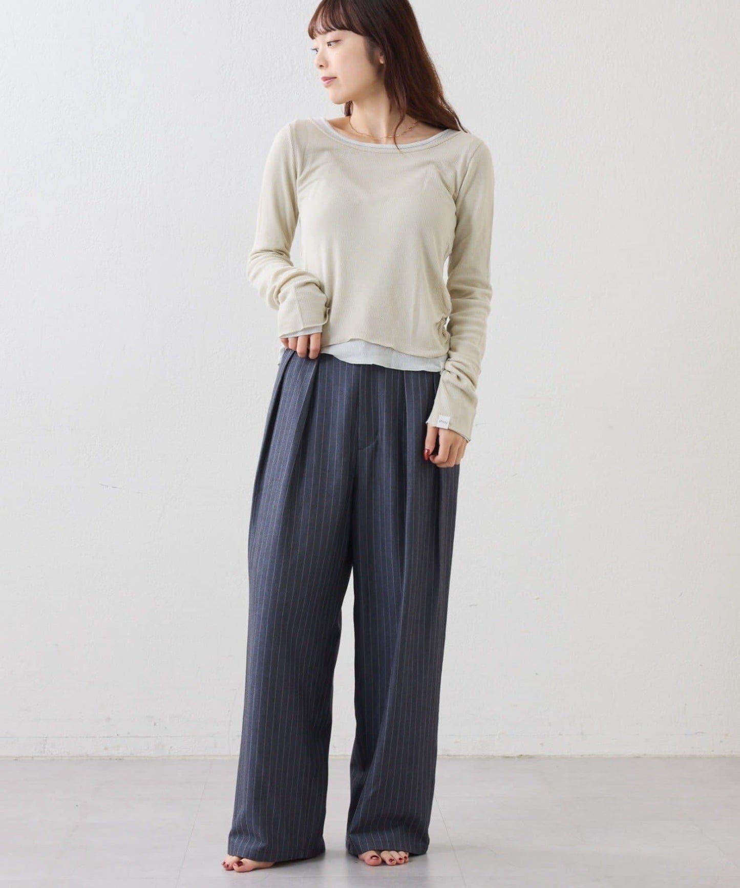 【CIAOPANIC TYPY】疊穿透視上衣（套裝）