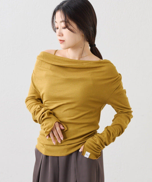 【CIAOPANIC TYPY】帶吊帶透視褶皺剪裁上衣（套裝）