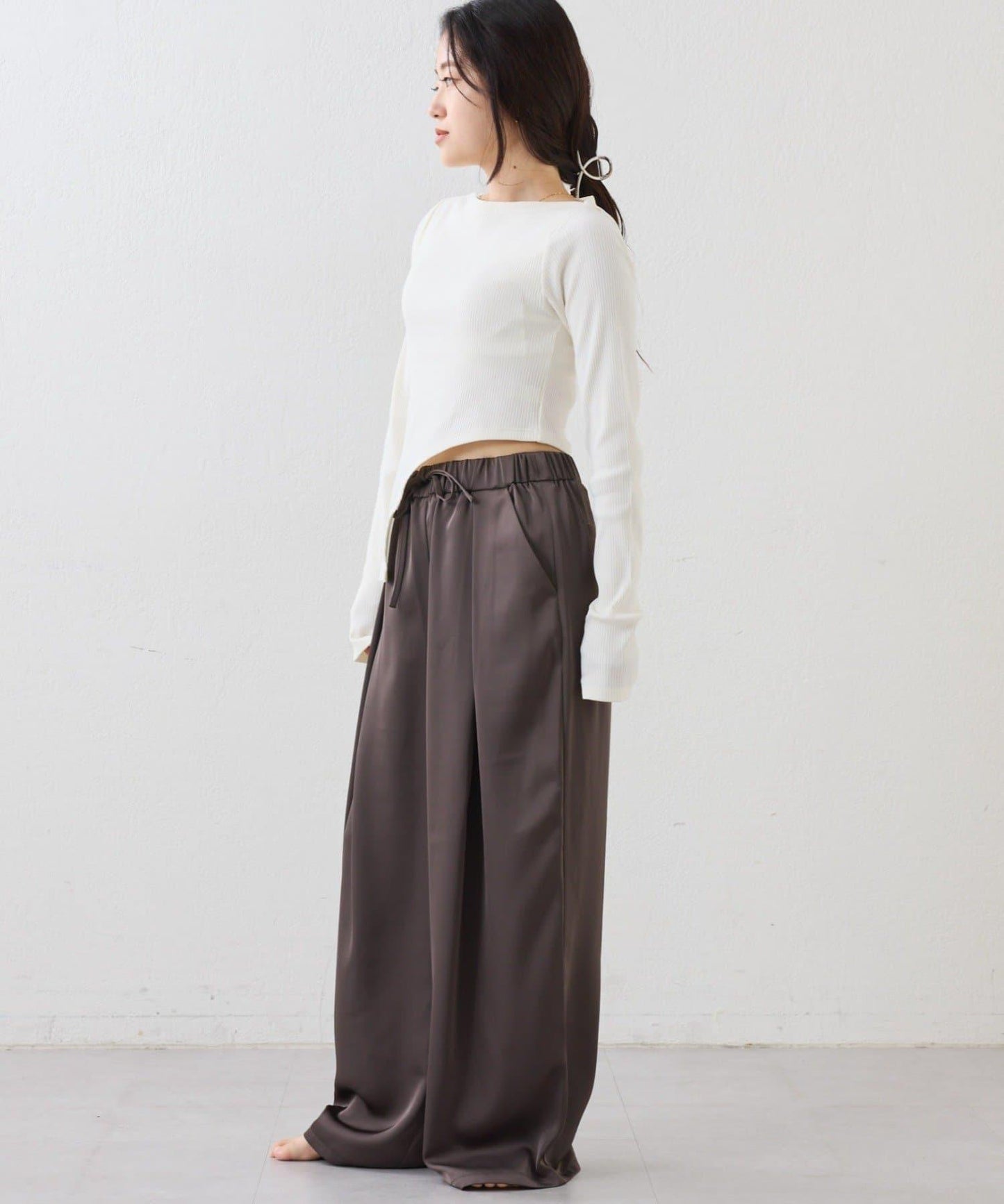 【CIAOPANIC TYPY】露肩鏤空上衣