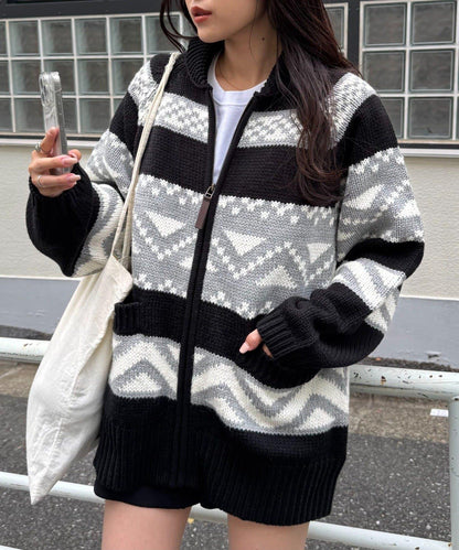 【willow】考究針織拉鍊開衫