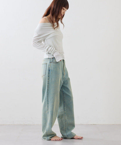 【CIAOPANIC TYPY】帶吊帶透視褶皺剪裁上衣（套裝）