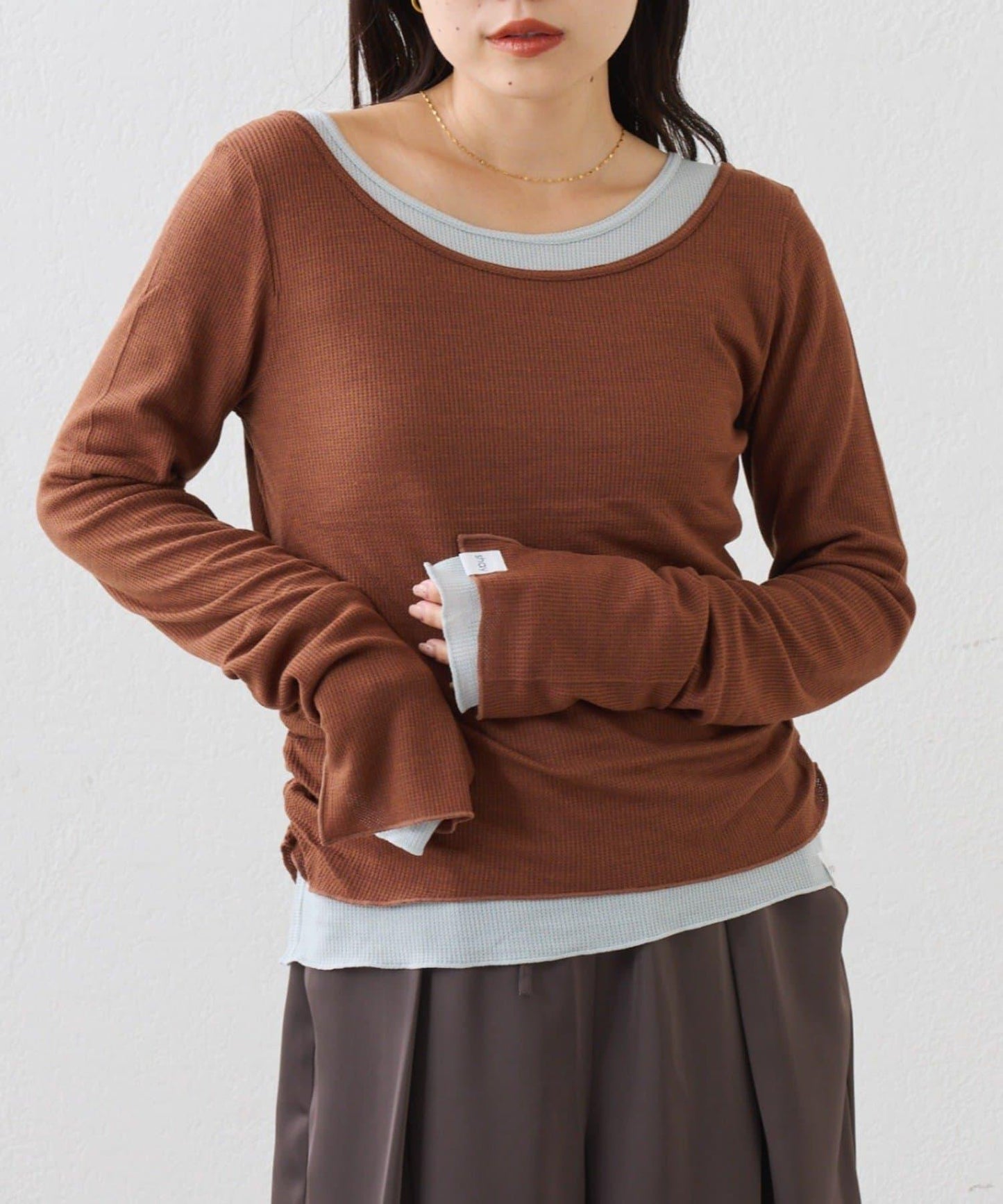 【CIAOPANIC TYPY】疊穿透視上衣（套裝）