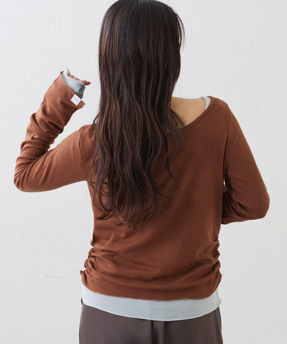 【CIAOPANIC TYPY】疊穿透視上衣（套裝）