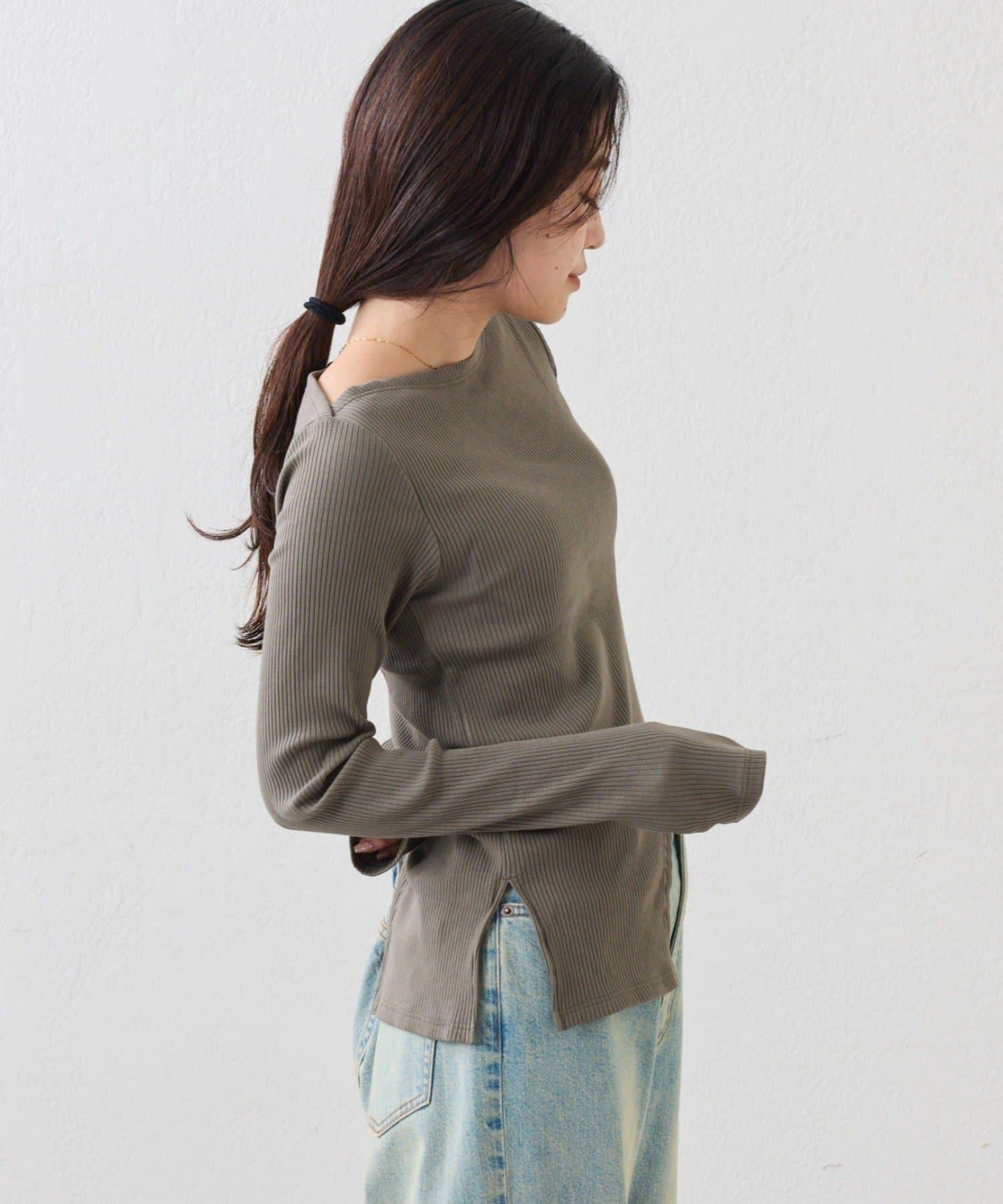 【CIAOPANIC TYPY】露肩鏤空上衣