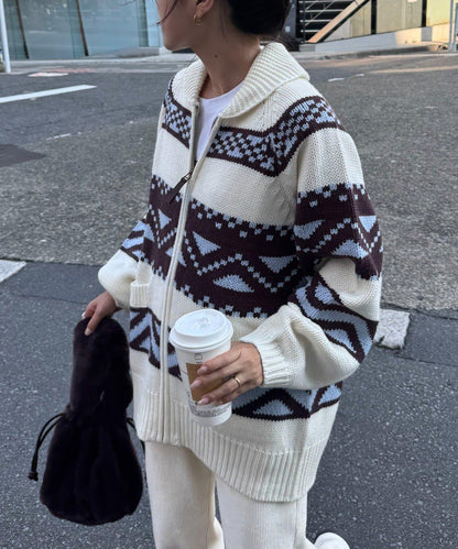 【willow】考究針織拉鍊開衫