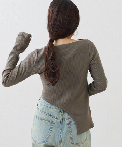 【CIAOPANIC TYPY】露肩鏤空上衣