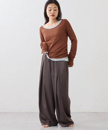 【CIAOPANIC TYPY】疊穿透視上衣（套裝）