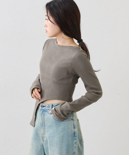 【CIAOPANIC TYPY】露肩鏤空上衣