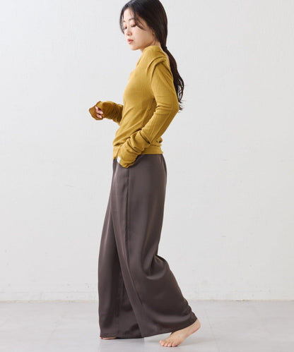 【CIAOPANIC TYPY】帶吊帶透視褶皺剪裁上衣（套裝）