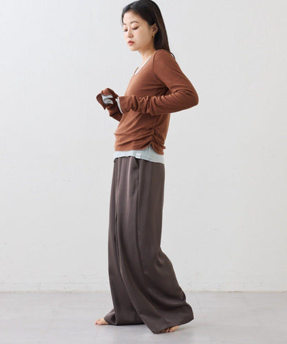 【CIAOPANIC TYPY】疊穿透視上衣（套裝）