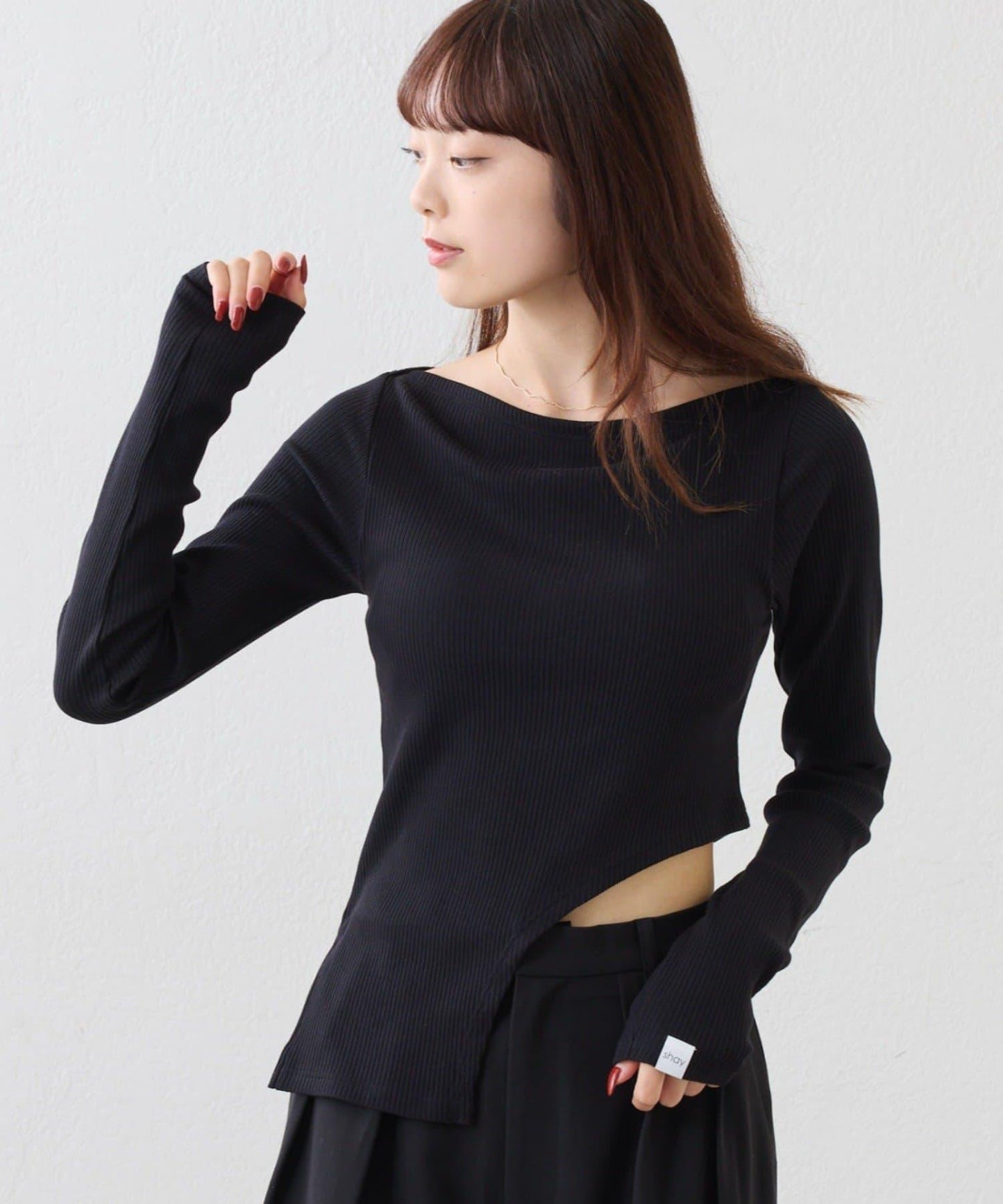 【CIAOPANIC TYPY】露肩鏤空上衣