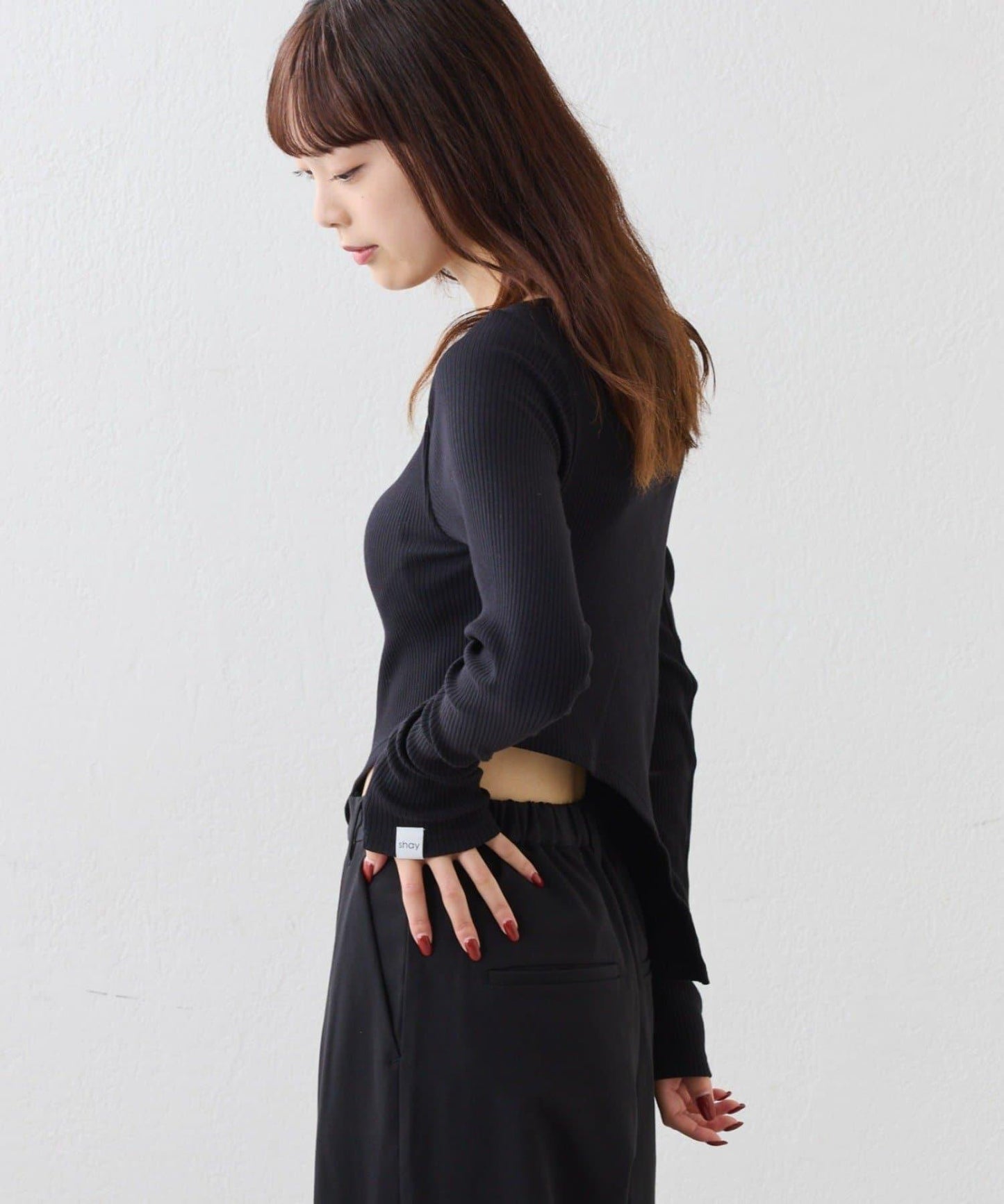 【CIAOPANIC TYPY】露肩鏤空上衣