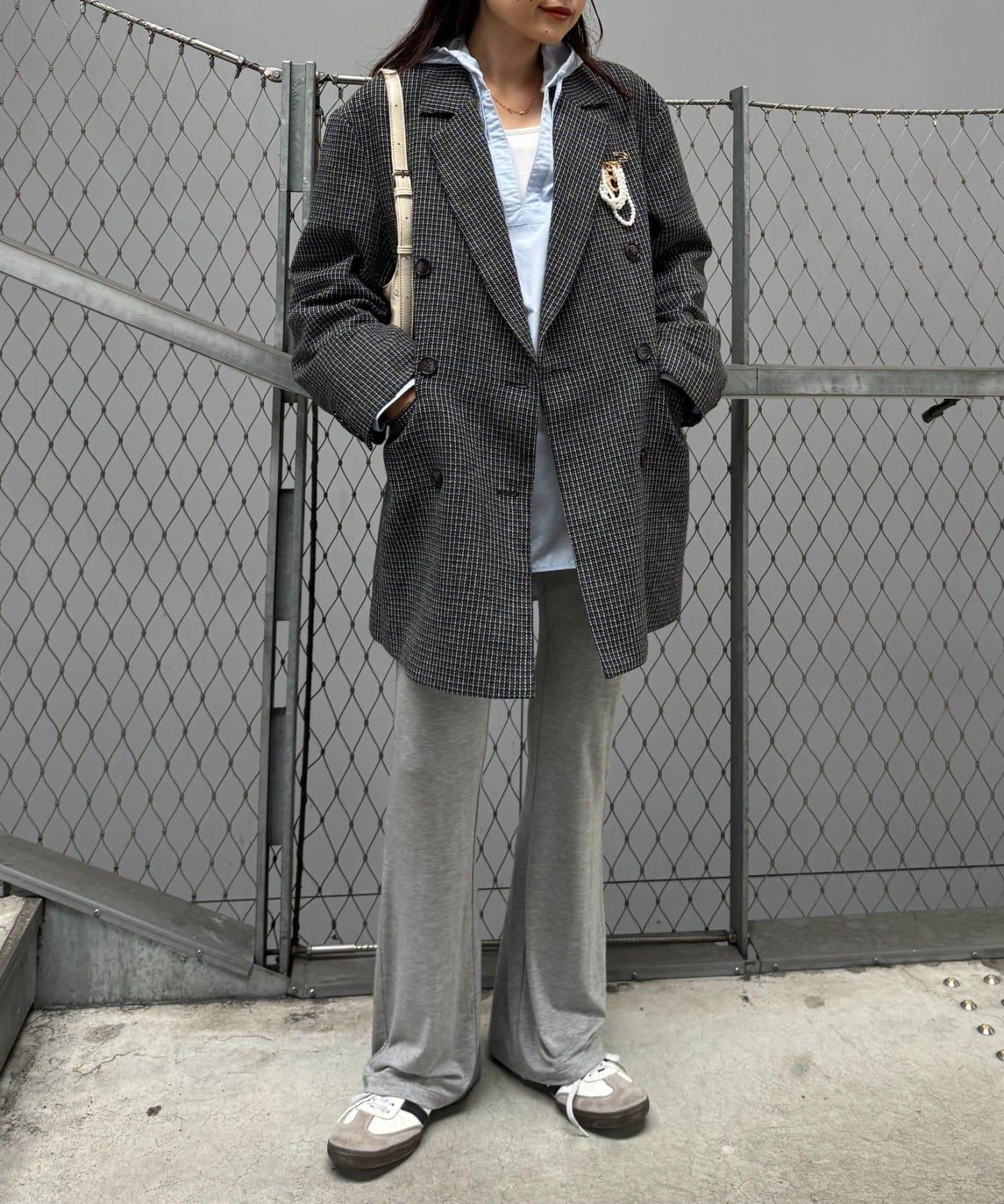 【willow】彈力喇叭褲緊身褲