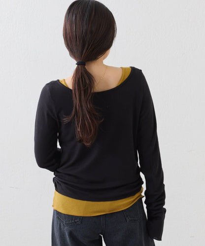 【CIAOPANIC TYPY】疊穿透視上衣（套裝）