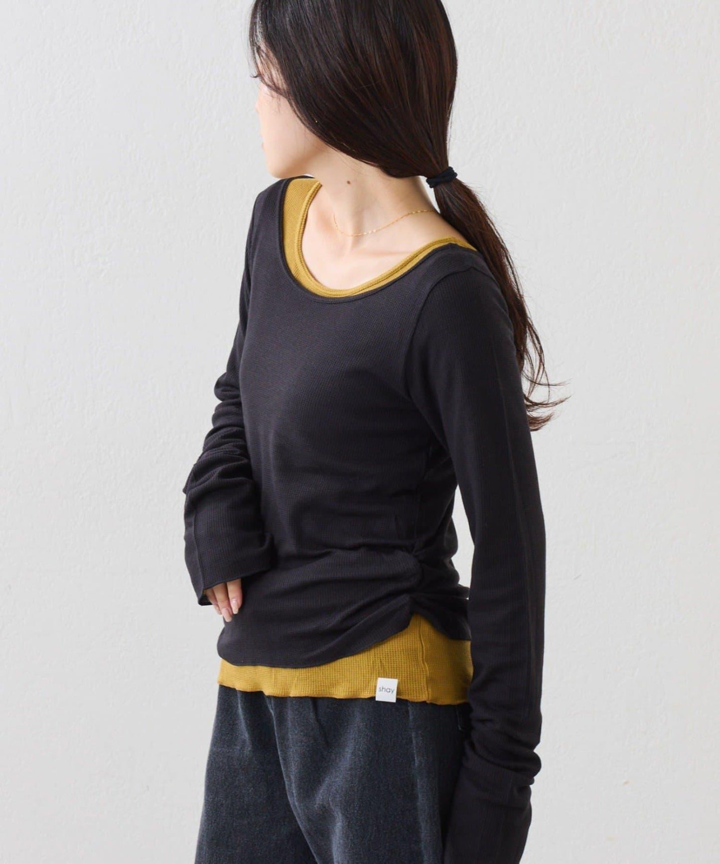 【CIAOPANIC TYPY】疊穿透視上衣（套裝）