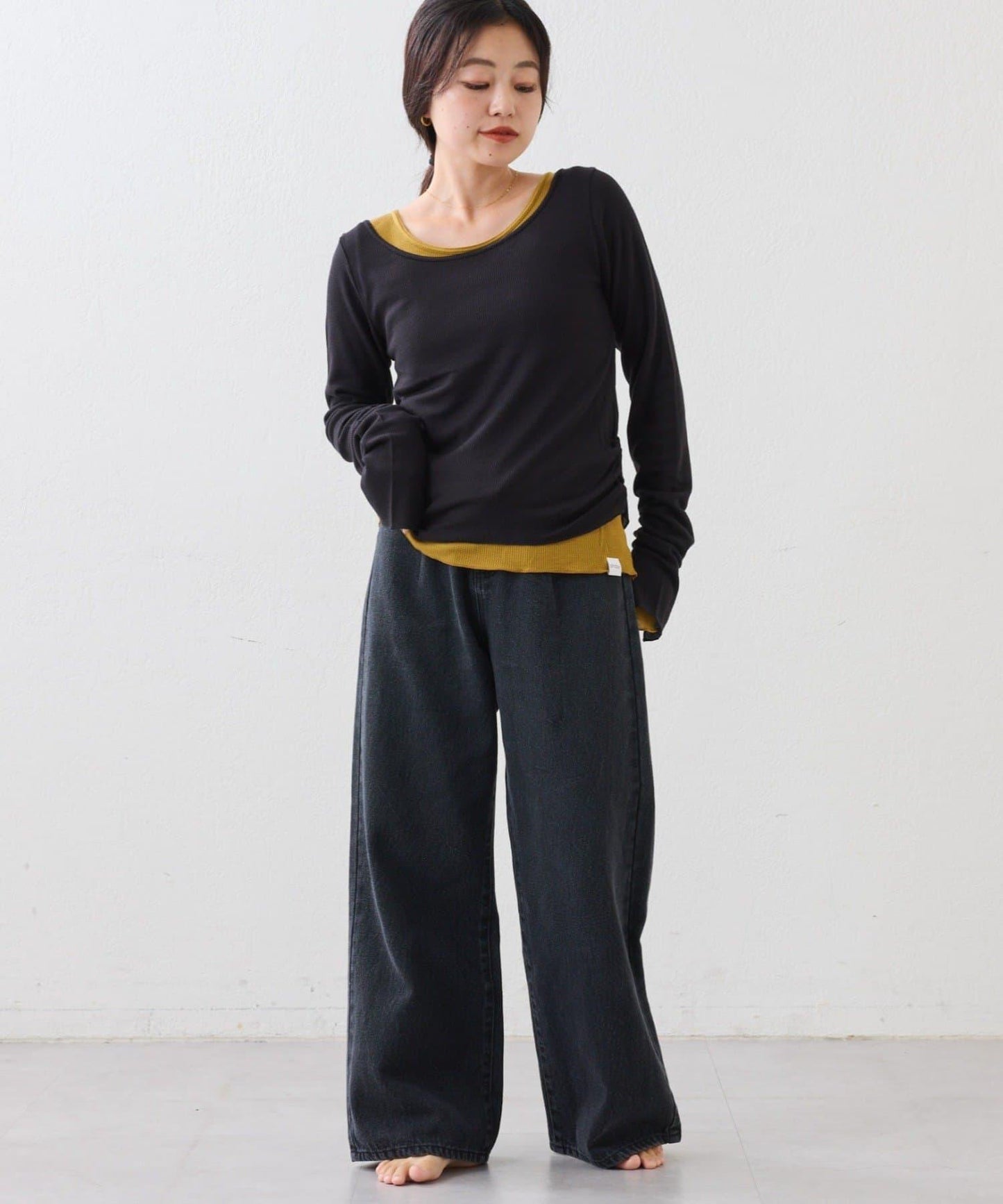 【CIAOPANIC TYPY】疊穿透視上衣（套裝）