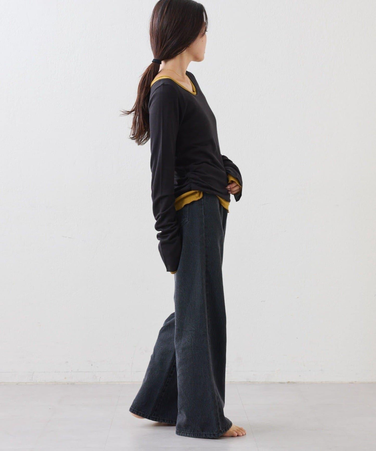 【CIAOPANIC TYPY】疊穿透視上衣（套裝）