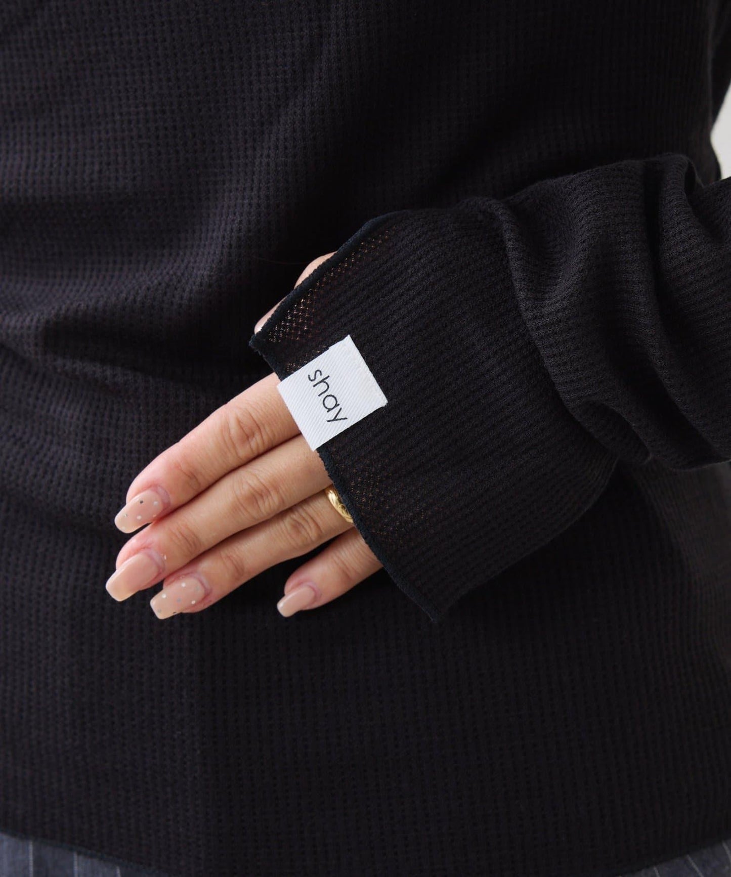 【CIAOPANIC TYPY】帶吊帶透視褶皺剪裁上衣（套裝）