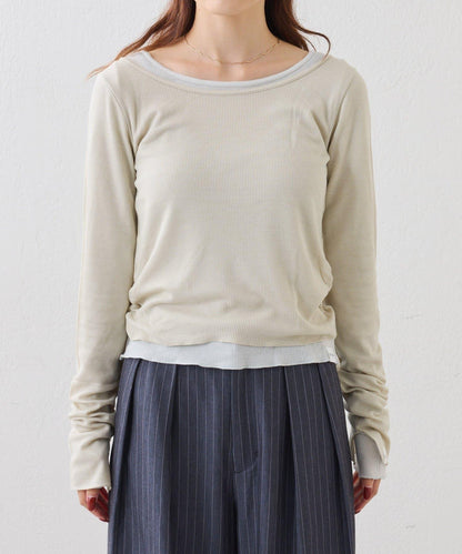 【CIAOPANIC TYPY】疊穿透視上衣（套裝）