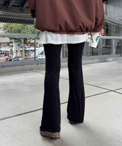 【willow】彈力喇叭褲緊身褲