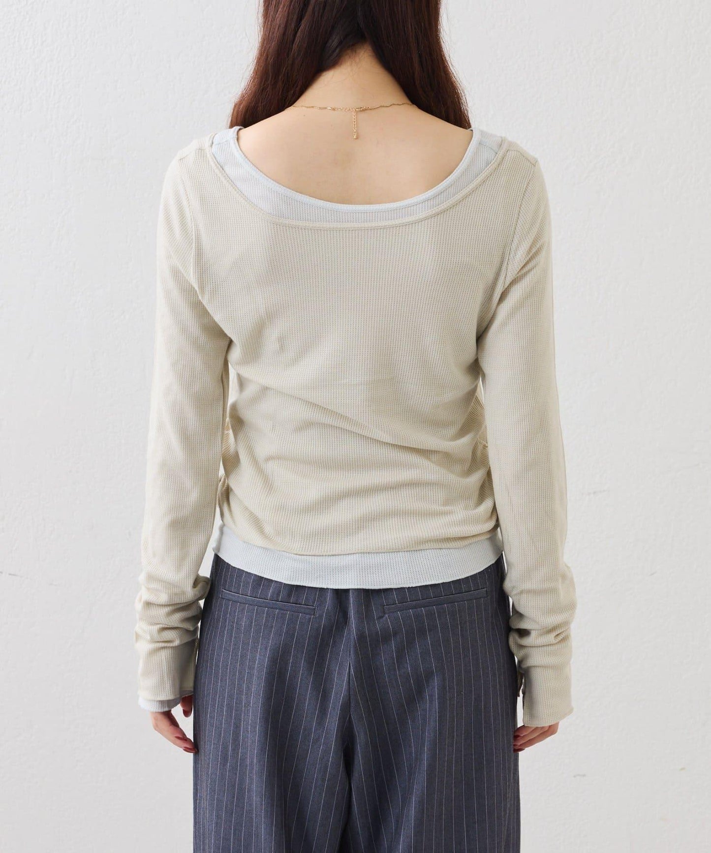 【CIAOPANIC TYPY】疊穿透視上衣（套裝）