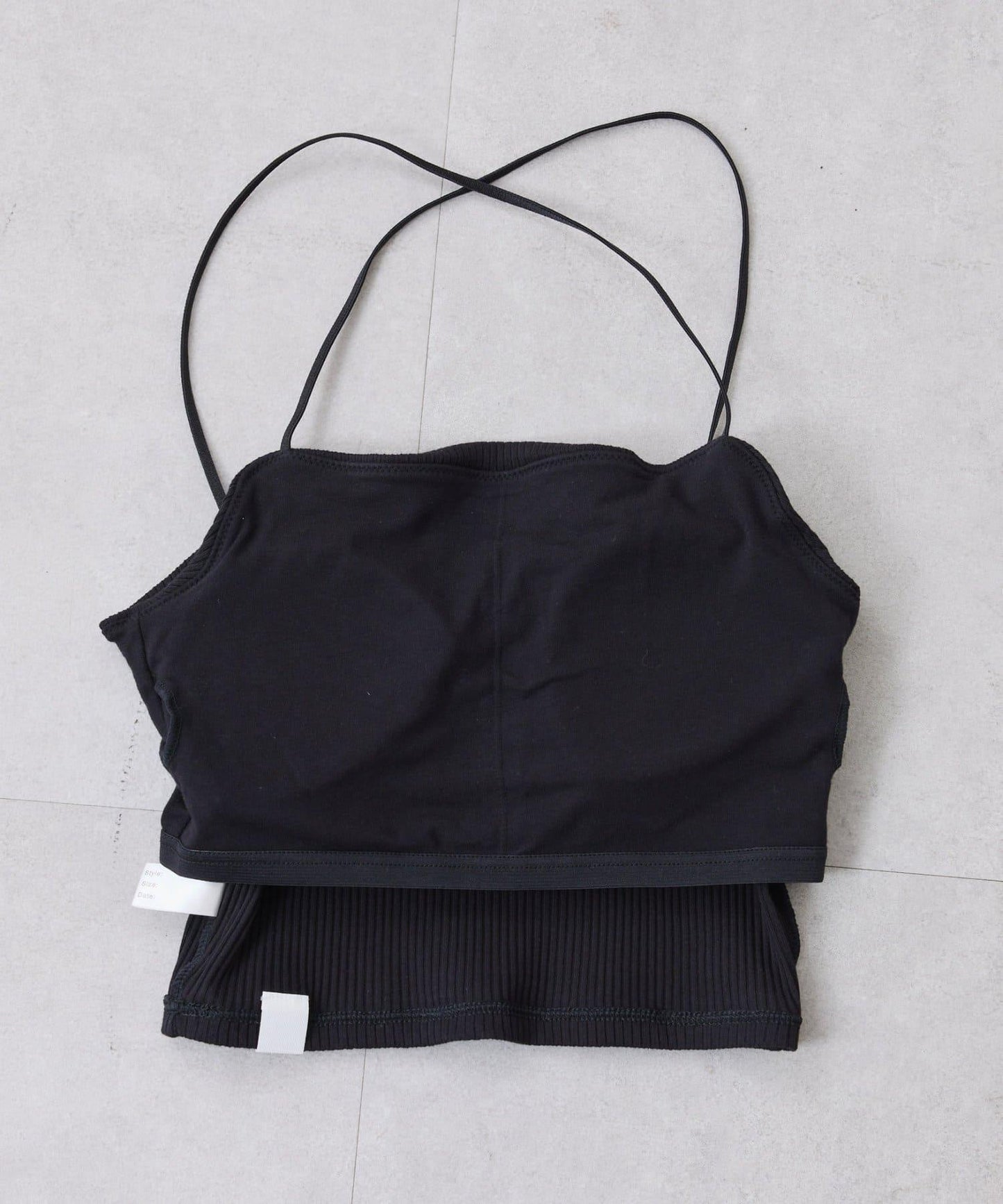 【CIAOPANIC TYPY】帶吊帶透視褶皺剪裁上衣（套裝）