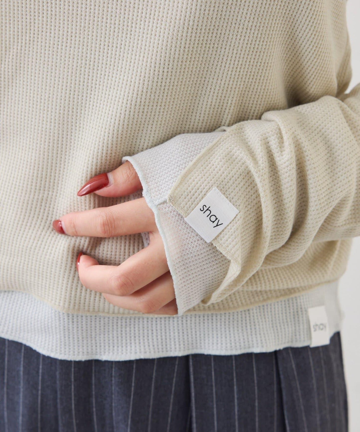 【CIAOPANIC TYPY】疊穿透視上衣（套裝）