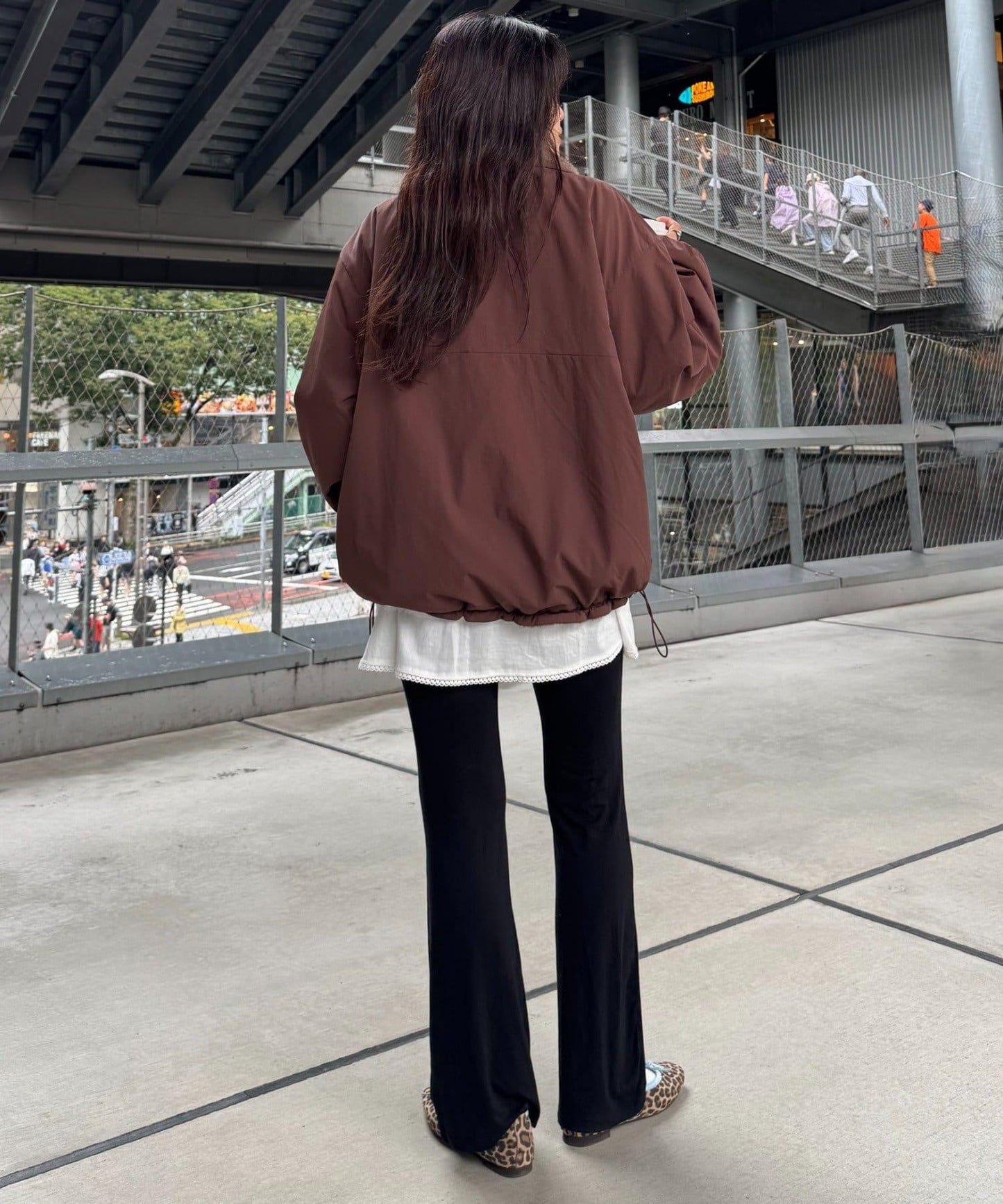 【willow】彈力喇叭褲緊身褲