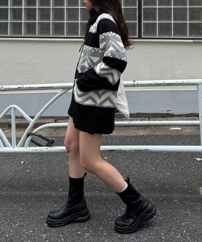 【willow】考究針織拉鍊開衫