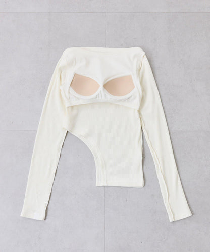 【CIAOPANIC TYPY】露肩鏤空上衣