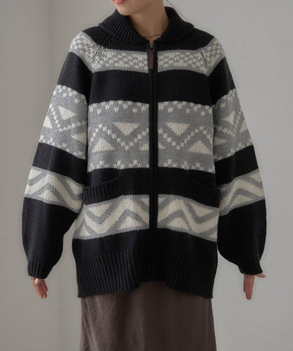 【willow】考究針織拉鍊開衫